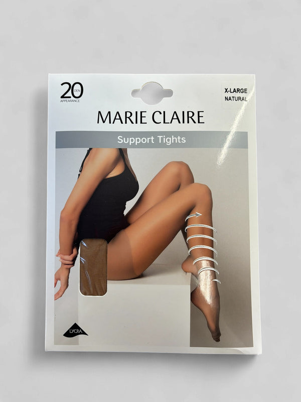 Marie Claire Black 20 Denier Firm Support Compression Tights MC4567