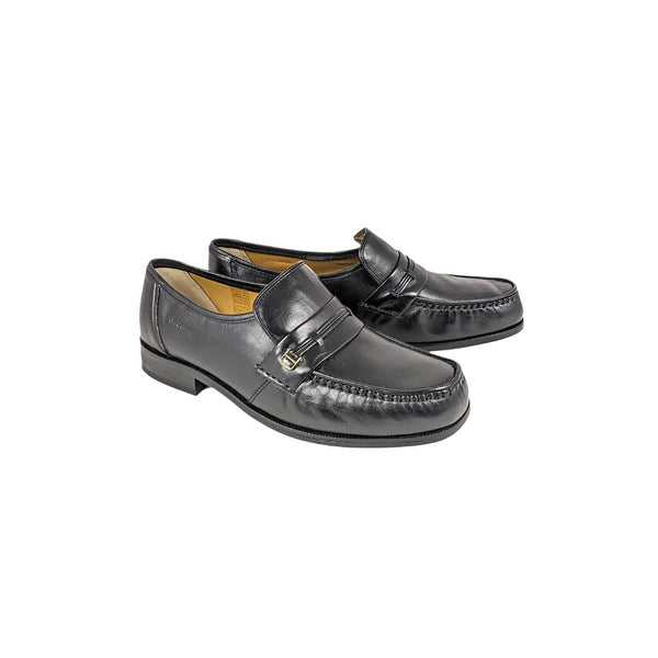 Dubarry Darwin Leather Slip-On Shoe Black - Men's Smart Casual Loafer 457701
