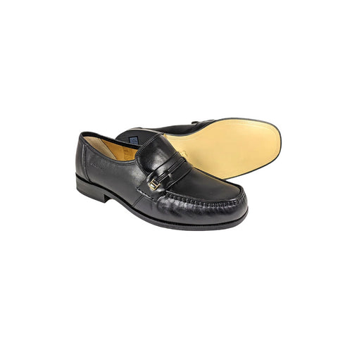 Dubarry Darwin Leather Slip-On Shoe Black - Men's Smart Casual Loafer 457701