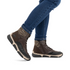 Rieker Laced Warm Lined Ankle Boot 45956-25 - Brown Combi