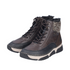 Rieker Laced Warm Lined Ankle Boot 45956-25 - Brown Combi
