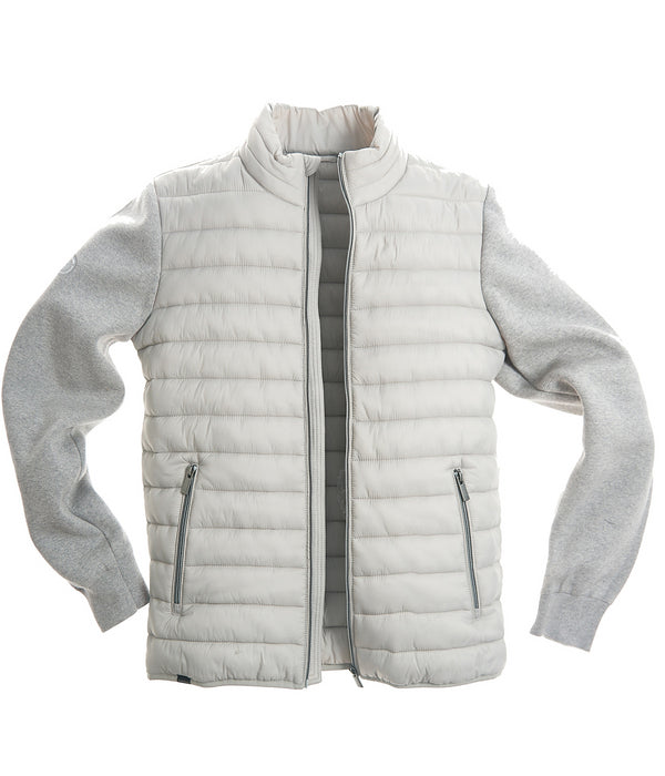 Vedoneire Men’s Padded Hybrid Jacket - Grey 4718