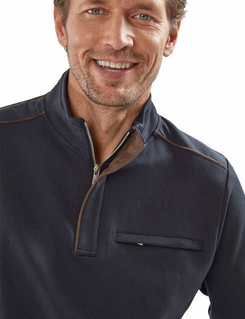Vedoneire Men’s 1/4 Zip with Pocket 4802 – Smart Casual Comfort