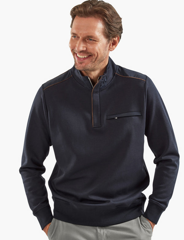 Vedoneire Men’s 1/4 Zip with Pocket 4802 – Smart Casual Comfort