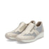 Rieker Women's Zip-Front Moccasins Beige/Gold 48760-60