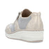 Rieker Women's Zip-Front Moccasins Beige/Gold 48760-60