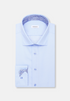 Seidensticker Mens Regular Fit Non-Iron Structured Shirt 11 Light Blue Kent 01.849998