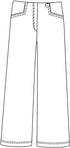 Robell Efi 09 Geometric Pattern 65cm Cropped Trousers - 51539-55114-0