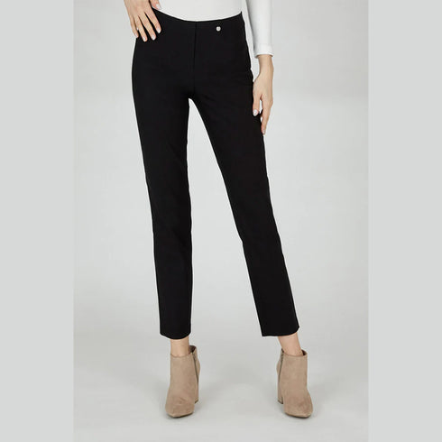 Robell Bella Trousers 78cm Pull-On Straight Leg - 51559-5499