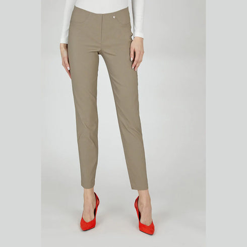 Robell Bella Trousers 78cm Pull-On Straight Leg - 51559-5499