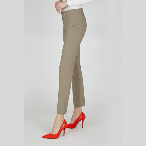 Robell Bella Trousers 78cm Pull-On Straight Leg - 51559-5499