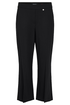 Robell Anna 68cm Flared Pull-On Trousers 515826001290 - Black