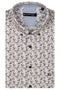 Giordano Short Sleeve League Abstracht Print Button Down Shirt 516024