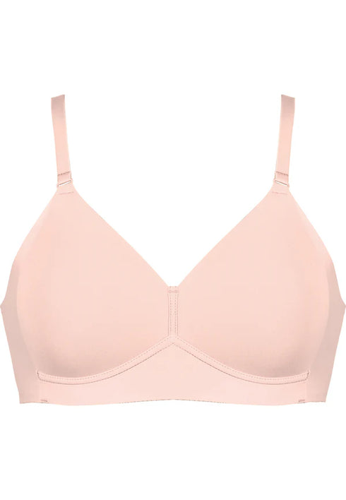 Naturana 5232 Wire Free Side Smoother Padded T-Shirt Pink/Blush Soft Bra