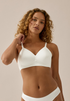 Naturana 5232 Ecru Wire Free Side Smoother Padded T-Shirt Soft Bra