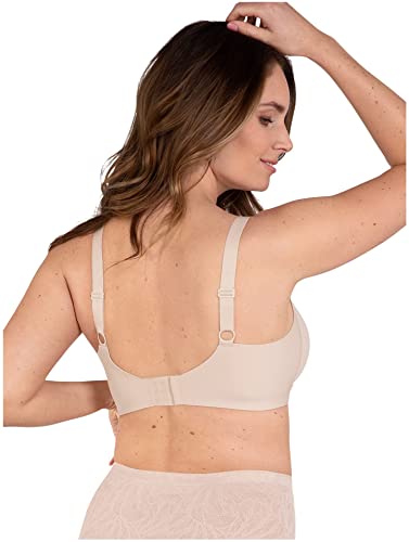 Naturana 5232 Wire Free Side Smoother Padded T-Shirt Light Beige Soft Bra