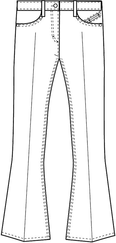 Robell Women’s Joella Slim Fit Flared Jeans 82cm 52459 5459