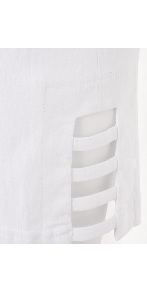 Robell Lena Cut-Out Detail Trousers 7/8 Length 65cm 52550 5499