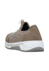 Rieker 53151 Trainers Beige Elastic Laces Soft Loose Insole