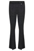 Robell Joella Herringbone Pull-On Bootcut Trousers 82cm 534745521890 - Black