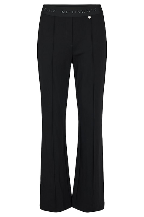 Robell Joella 82cm Bootcut Elasticated Waist Trousers 534746001290 - Black