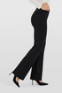 Robell Joella 82cm Bootcut Elasticated Waist Trousers 534746001290 - Black
