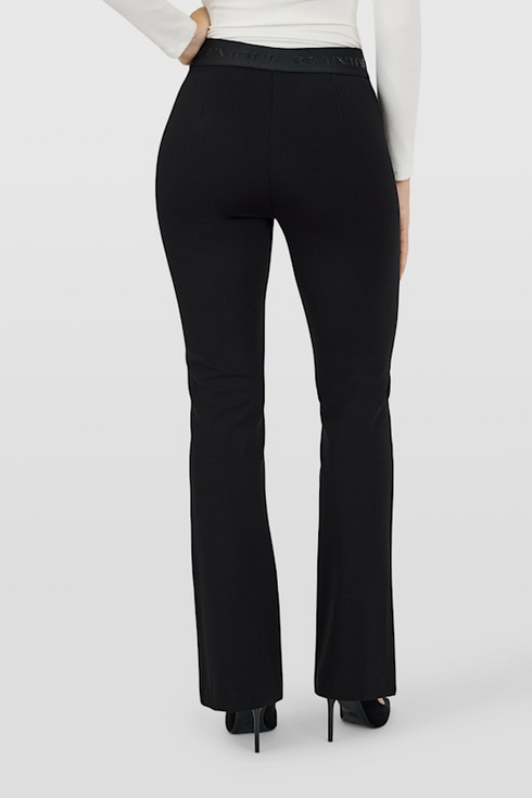 Robell Joella 82cm Bootcut Elasticated Waist Trousers 534746001290 - Black