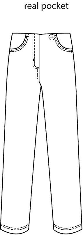 Robell Hose Bella P 09 68 CM Women’s Slim Fit Pull-On Trousers 53534 5448