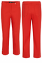 Robell Ladies Bella 07 53535 5499 3/4 Length Pull-On Trousers - 462 Tomato Red