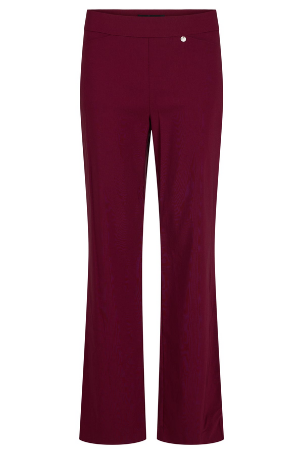 Robell Joella 82cm Sangria 56 Winter Jersey Flared Trousers 53640-54199-0