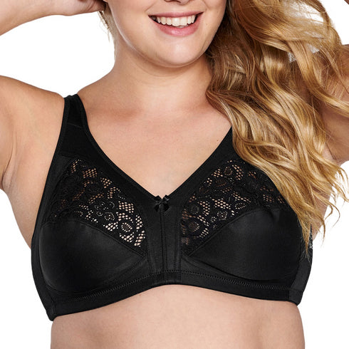 Naturana 5046 Everyday Black Soft Cup Wireless Bra