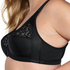 Naturana Everyday Soft Cup Wireless Black Bra 5046