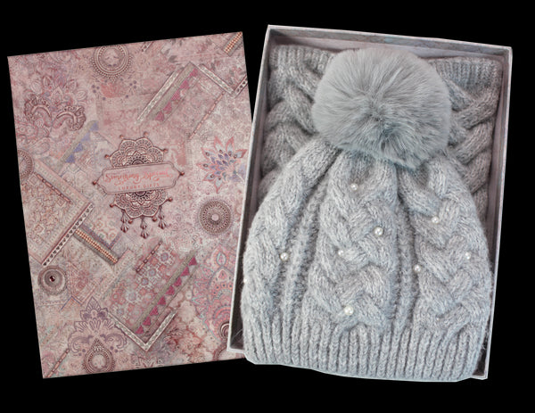 Something Special Chunky Knit Hat and Cowl Set