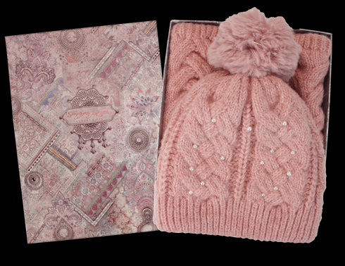 Something Special Chunky Knit Hat and Cowl Set