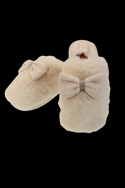 Something Special Soft Knit & Plush Slippers – Luxury Comfort Gift for Her 55M779