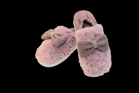 Something Special Soft Knit & Plush Slippers – Luxury Comfort Gift for Her 55M779