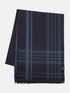 Lerros Woven Check Winter Scarf 5691086 485 - Classic Navy