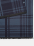 Lerros Woven Check Winter Scarf 5691086 485 - Classic Navy