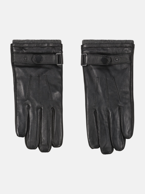 Lerros Smart-Touch Sheepskin Nappa Leather Gloves 56O9043 290 - Black
