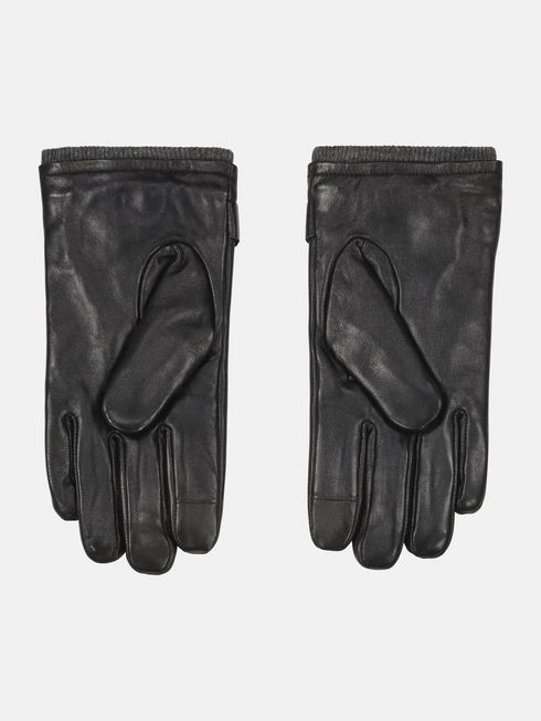 Lerros Smart-Touch Sheepskin Nappa Leather Gloves 56O9043 290 - Black