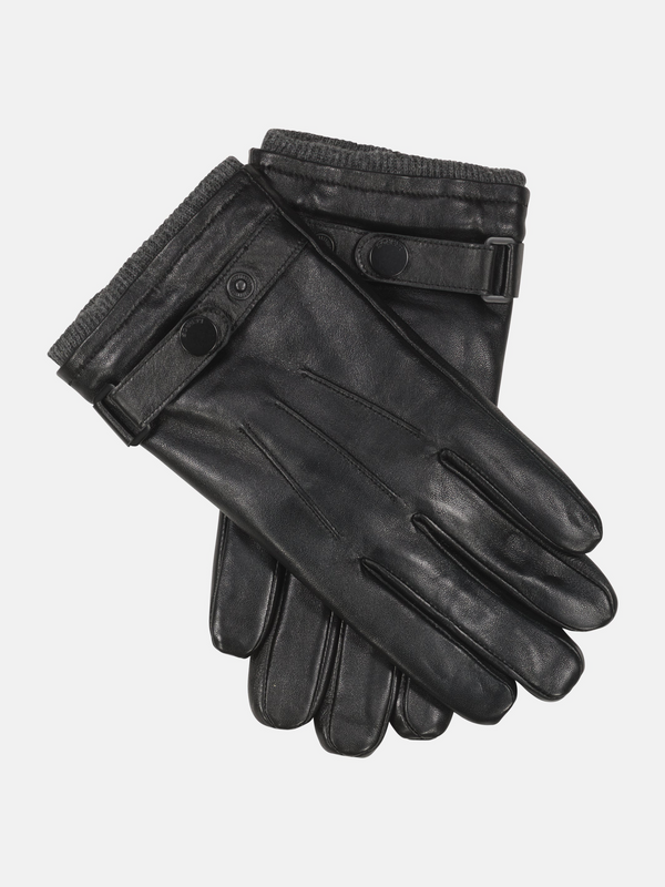 Lerros Smart-Touch Sheepskin Nappa Leather Gloves 56O9043 290 - Black