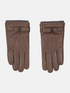 Lerros Smart-Touch Sheepskin Nappa Leather Gloves 56O9043 780 - Dark Brown