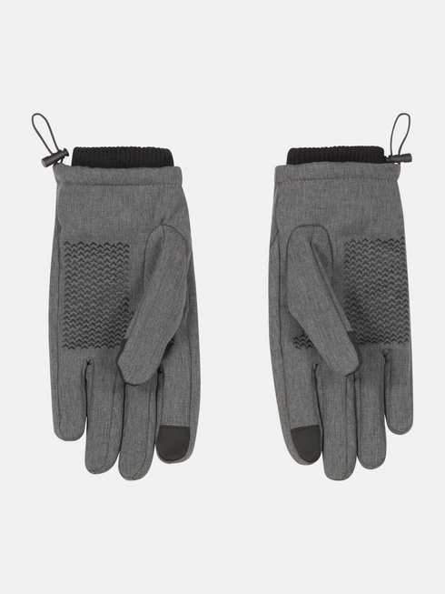 Lerros Water-Repellent Softshell Gloves 56O9044 289 - Dark Graphite