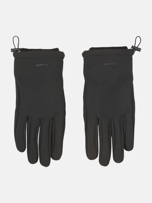 Lerros Water-Repellent Softshell Gloves 56O9044 290 - Black