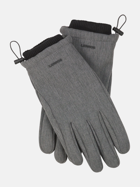 Lerros Water-Repellent Softshell Gloves 56O9044 289 - Dark Graphite