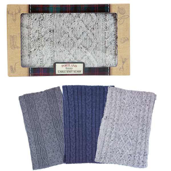 Portland Heritage Chunky Cable Scarf