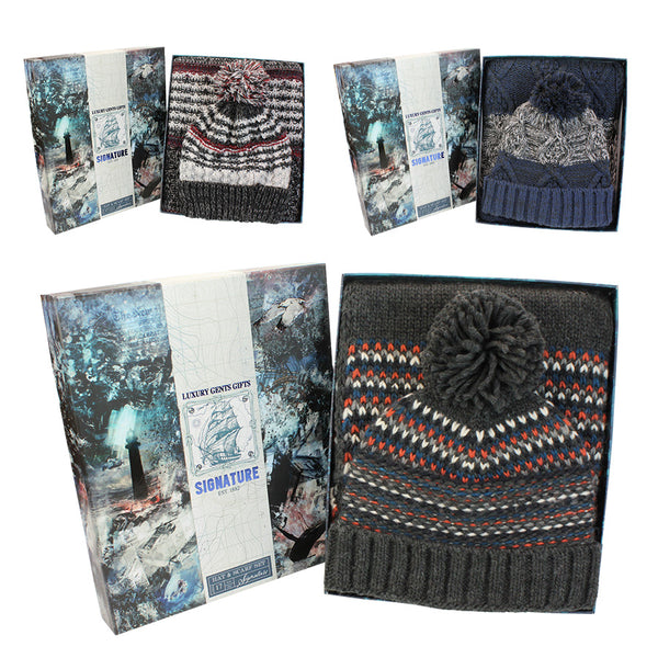 Signature Chunky Hat and Scarf Set