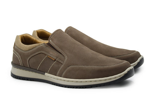 Dubarry Men's Bateman Slip-On Moccasin Pebble - Casual Comfort Loafer 5881-90