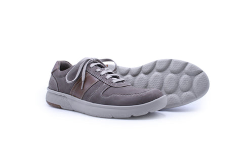 Dubarry Baylor Men's Pebble Brown Suede Laced Comfort Trainers 5903-90