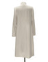 Christina Felix Wool Cashmere Coat 3/4 Length Ivory Cream 591-4201